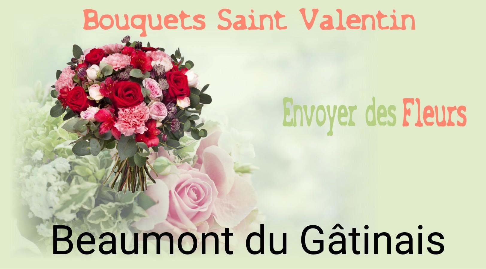 Roses de Saint-Valentin livrées à Beaumont-du-Gâtinais